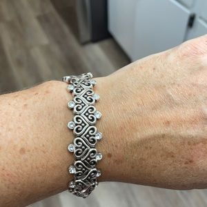 Brighton stretchy bracelet with heart detail